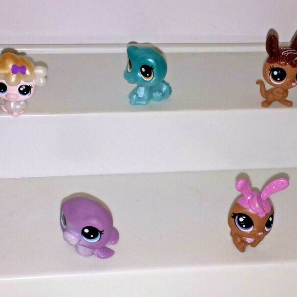 Random 16 Littlest LPS Pet Shop Mini Scale Pet Figures 1 inch Toy s - Picture 3 of 4